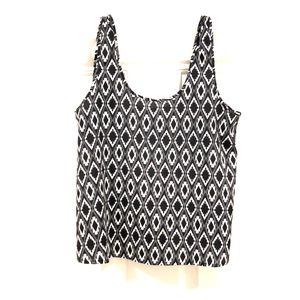 Black Aztec Print Tank